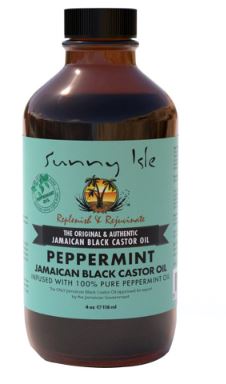 SUNNY ISLE Jamaican Black Castor Oil  with  Peppermint Oil, Sareya Beauty Supply Store in Calgary Alberta 