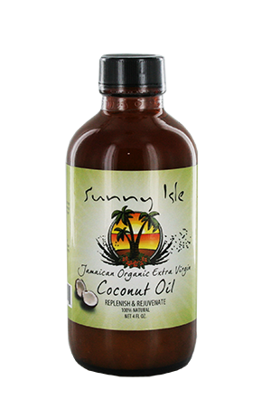 SUNNY ISLE  Jamaican Organic Extra virgin Coconut oil (4oz), Sareya Beauty Supply Store In Calgary 