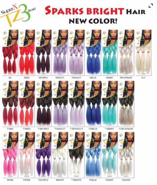 SUPREME SUPER X TZ BRAID PRE STRETCHED BRAIDS 2 BUNDLES 48"