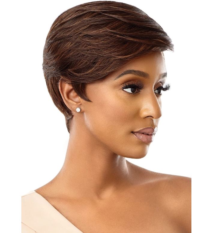 OUTRE SYNTHETIC HAIR FULL WIG WIGPOP - SURIA, SIDE VIEW