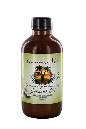 SUNNY ISLE  JAMAICAN ORGANIC EXTRA VIRGIN COCONUT OIL -4oz