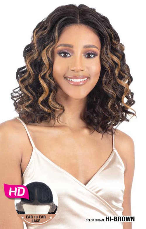 SHAKE N GO FREETRESS EQUAL Human Hair Blend Lace Front Wig - Flora, FRONT VIEW