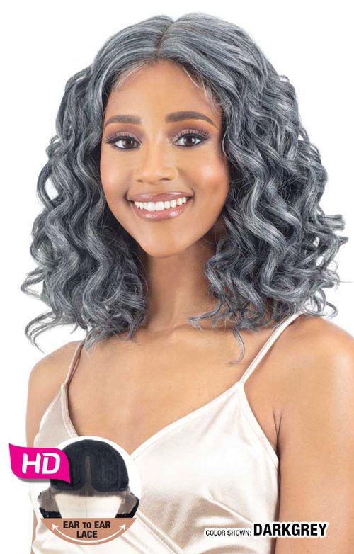 SHAKE N GO FREETRESS EQUAL Human Hair Blend Lace Front Wig - Flora, FRONT VIEW