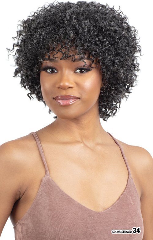 SHAKE N GO FREETRESS 100% HUMAN HAIR  WIG - GINA, FRONTVIEW