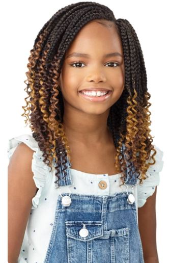 OUTRE XRPESSION LIL LOOKS 2X CROCHET BOX BRAID SWEETY 8", FRONT