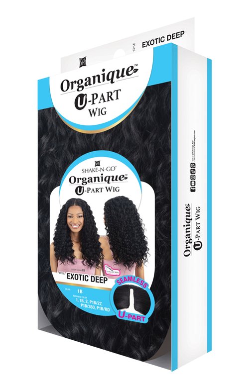 SHAKE N GO FREETRESS ORGANIQUE U PART - EXOTIC DEEP