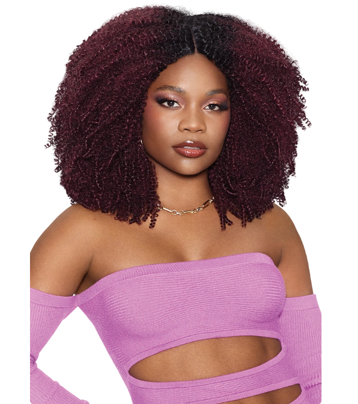 OUTRE Human Hair Blend Weave Miracle Coily Fro 5Pcs