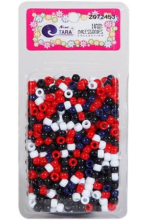 Tara Bead (S) #72453 Blk/Red/White/Navy [Large Pack]