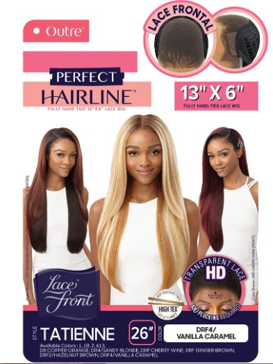 OUTRE PERFECT HAIRLINE LACE FRONT WIG 26" - TATIENNE, LABEL