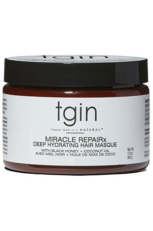 TGIN MIRACLE REPAIRX DEEP HYDRATINGH HAIR MASQUE - 12 OZ