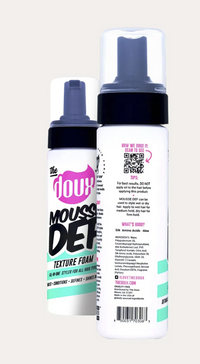 Thumbnail for Two bottles of Doux Mousse Det texture foam on a light gray background