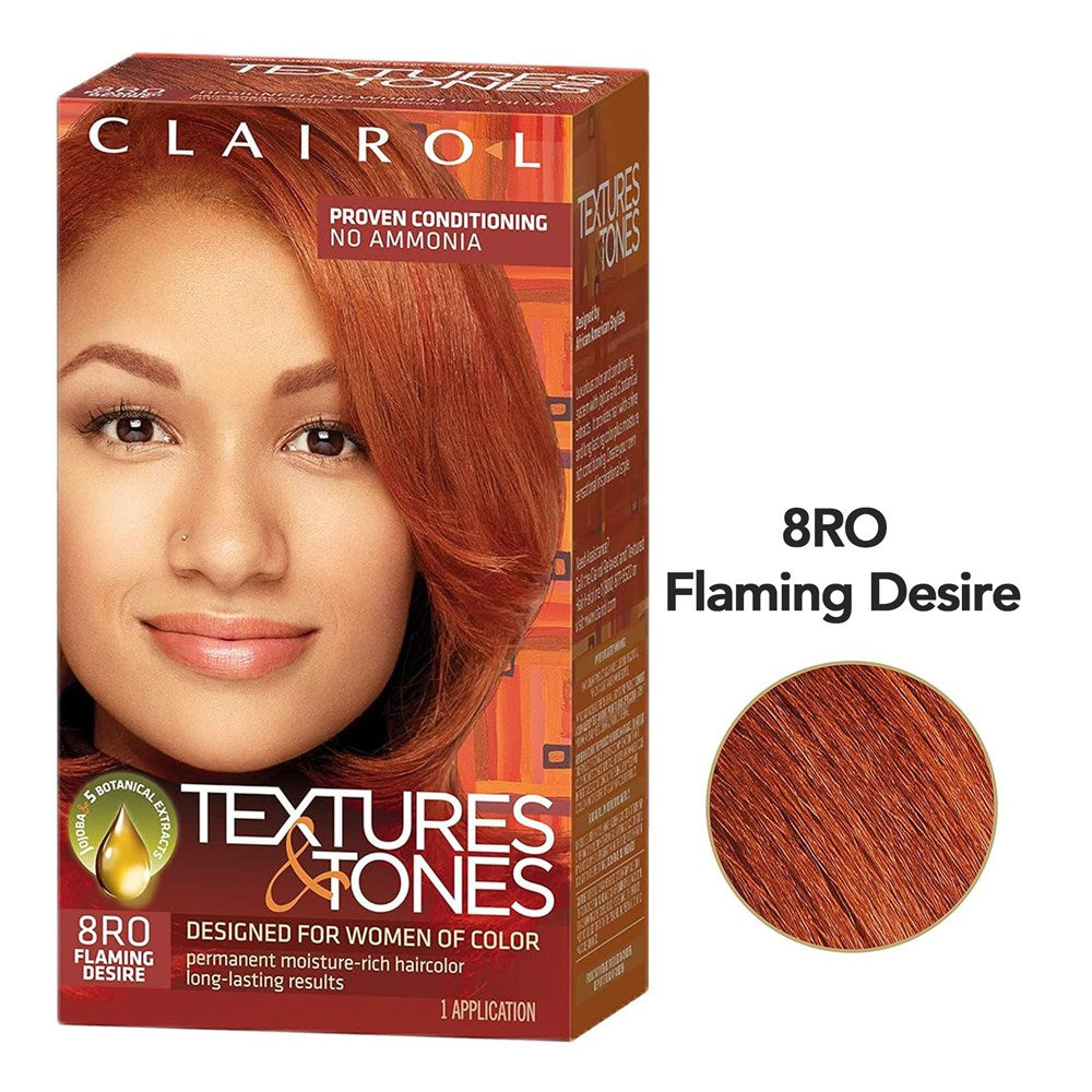 CLAIROL TEXTURES & TONES PERMANENT HAIR COLOR KIT