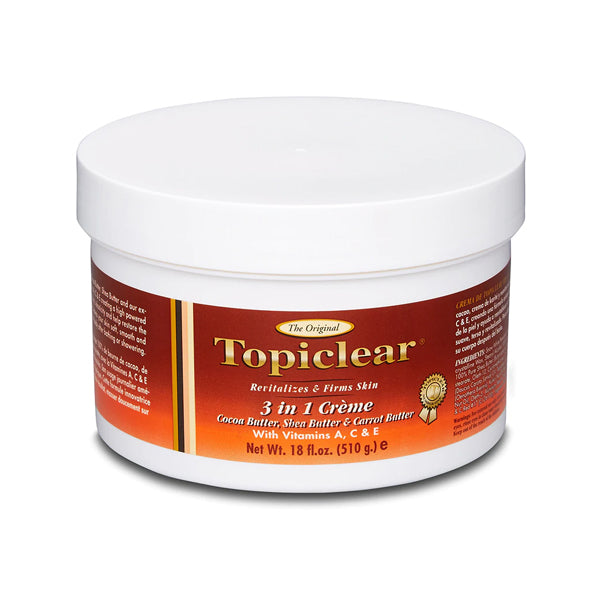 TOPICLEAR 3 IN 1 CREME COCOA BUTTER, SHEA BUTTER, CARROT BUTTER