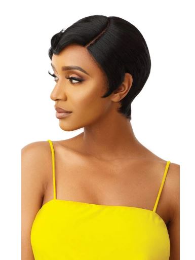 OUTRE  LACE PART WIGS THE DAILY WIG SYNTHETIC -TRISHA , SIDE VIEW