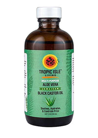 Thumbnail for Tropic Isle Living Aloe Vera Jamaican Black Castor Oil
4 oz Jamaican Black Castor Oil
Aloe Vera hair and skin oil
Moisturizing castor oil for hair
Natural hair and skin care oil
Paraben-free castor oil
Cruelty-free hair oil