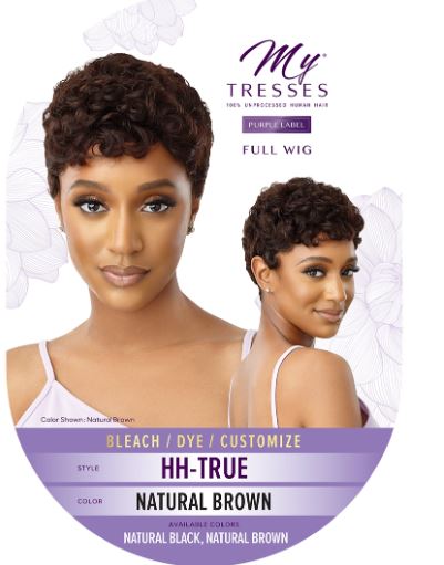 OUTRE MYTRESSES PURPLE LABEL 100 % UNPROCESSED HUMAN HAIR WIG- TRUE