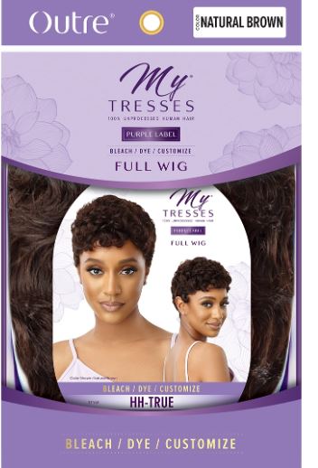 OUTRE MYTRESSES PURPLE LABEL 100 % UNPROCESSED HUMAN HAIR WIG- TRUE