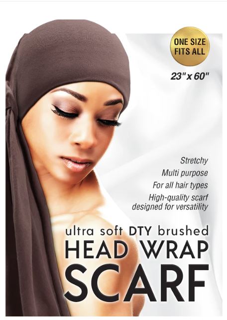 QFITT ULTRA SOFT DTY BRUSHED HEAD WRAP SCARF