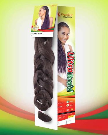 ULTRA BRAIDS X-Pression Kanekalon 82"  sareya beauty supply store in calgary, xpression hair, protective hair style