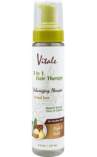 VITALE 3 IN 1 Hair Therapy Vol Mousse (8oz)
Vitale 3-in-1 Hair Therapy Mousse

Volumizing Mousse

Alcohol-Free Hair Mousse

Natural Oil Hair Styling

Argan Oil Mousse

Macadamia Oil Mousse

Tea Tree Oil Hair Mousse

Hair Volume and Shine

Soft Hold Mousse

Nourishing Hair Mousse