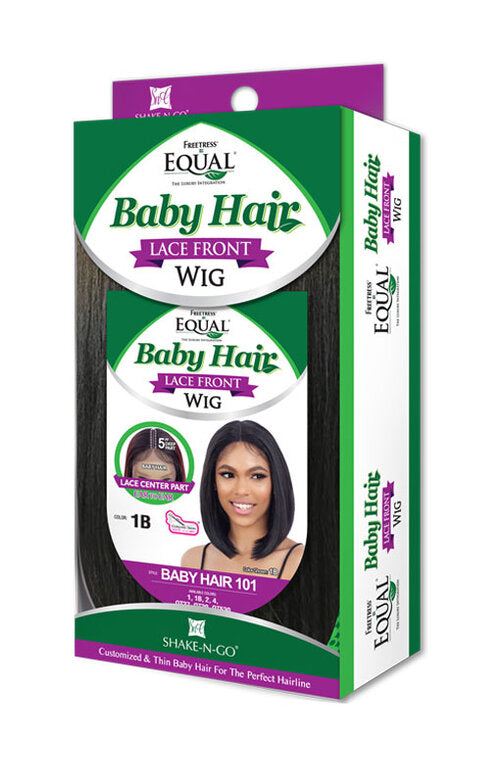 SHAKE N GO Freetress EQUAL Lace Front BABY HAIR 101