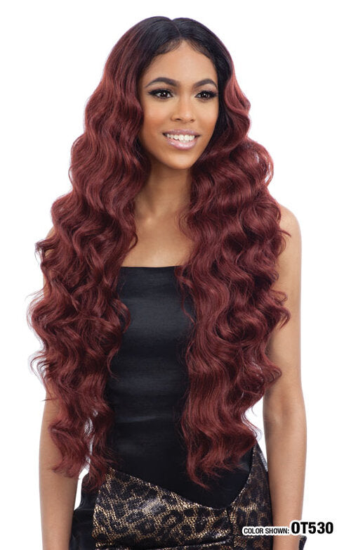 SHAKE N GO FREETRESS EQUAL BABY HAIR LACE FRONT WIG- BABY HAIR 102, FRONT VIEW