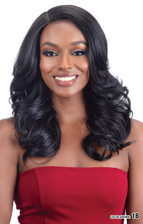 SHAKE N GO FREETRESS EQUAL HD LACE FRONT WIG - LYDIA, FRONT BLACK