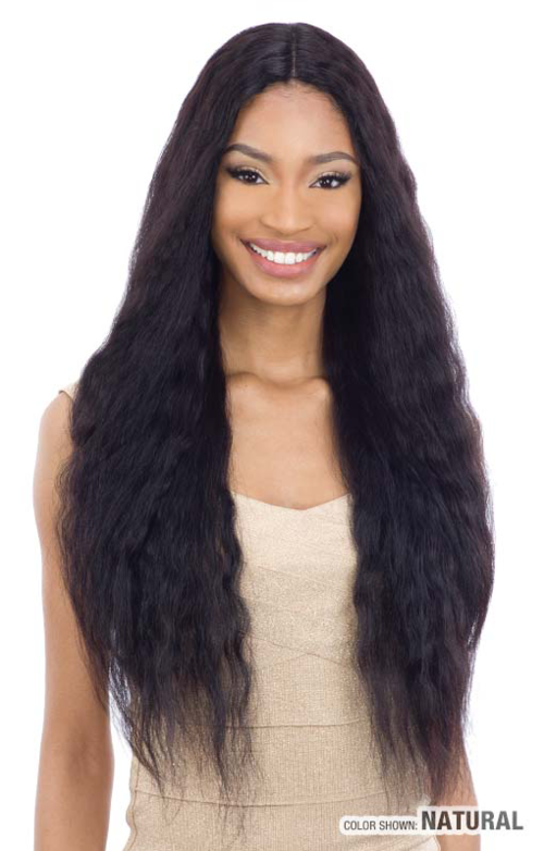 SHAKE N GO FREE TRESS  100% HUMAN HAIR LACE FRONT WIG- DEEP WAVE 30", FRONT