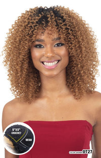 Thumbnail for SHAKE N GO FREETRESS EQUAL CURLIFIED CURL CODE CROCHET WIG- Curl Code, FRONT VIEW