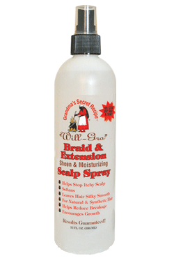 Will Gro Braid & Extension Scalp Spray 12oz.(Ex. Dry)