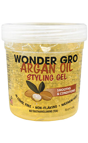 WONDER GRO STYLING GEL - ARGAN OIL (16oz)