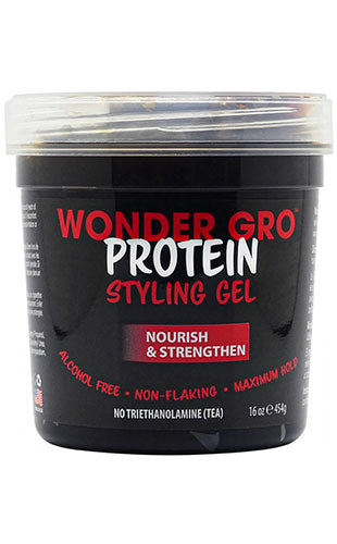 WONDER GRO HAIR STYLING GEL PROTEIN-16oz