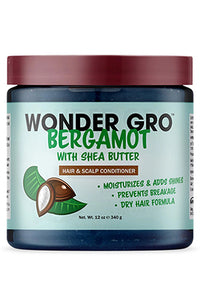 Thumbnail for WONDER GRO HAIR & CALP CONDITIONER - BERGAMOT WITH SHEA BUTTER - 12 oz