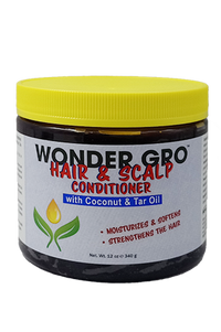 Thumbnail for WONDER GRO HAIR & SCALP CONDITIONER WITH COCONUT & TAR- 12 oz