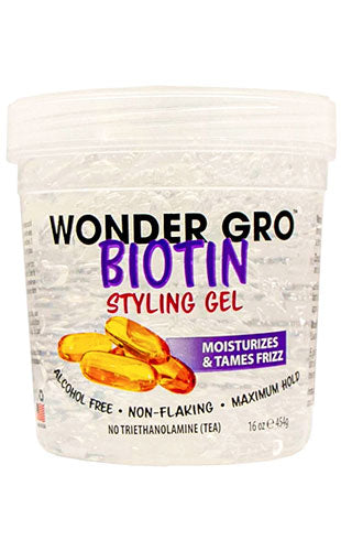 WONDER GRO STYLING GEL - BIOTIN GEL (16 oz)