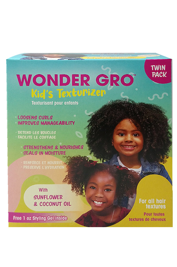 WONDER GROKid's Texturizer with Sunflower ; Coconut oil (Twin Pack), Sareya Beauty Supply Store in Alberta Canada