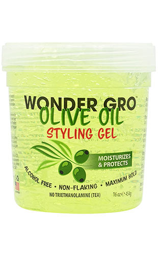 WONDER GRO Hair Styling Gel- Olive oil (16oz)