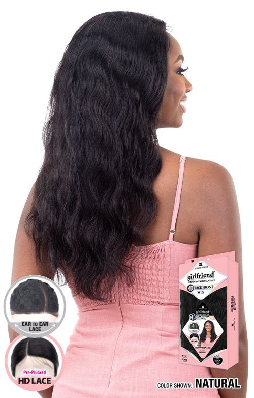 SHAKE N GO FREETRESS 100% HUMAN HAIR LACE FRONTAL GF- BODY WAVE 22" , BACK