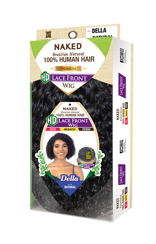 SHAKE N GO FREETRESS EQUAL BRAZILIAN 100% HUMAN HAIR LACE FRONT - DELLA, BOX VIEW