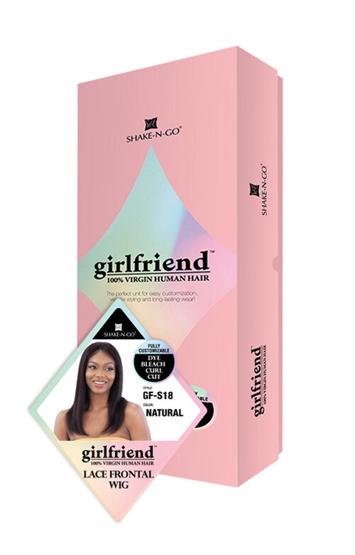 SHAKE N GO FREETRESS EQUAL HUMAN HAIR LACE FRONTAL GF - S18 GIRLFRIEND, BOX VIEW