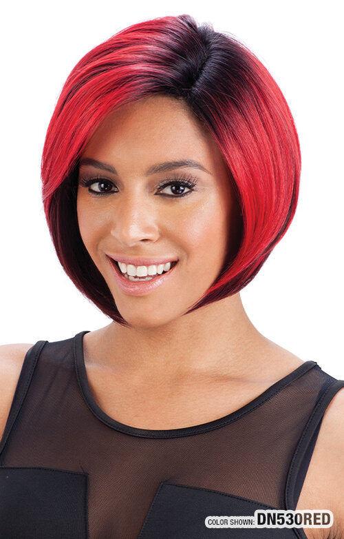 SHAKE N GO Freetress EQUAL Synthetic Wig BLACK JACK, side view