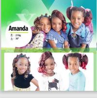 Thumbnail for X-PRESSION Spiral Curl Braiding Hair - AMANDA