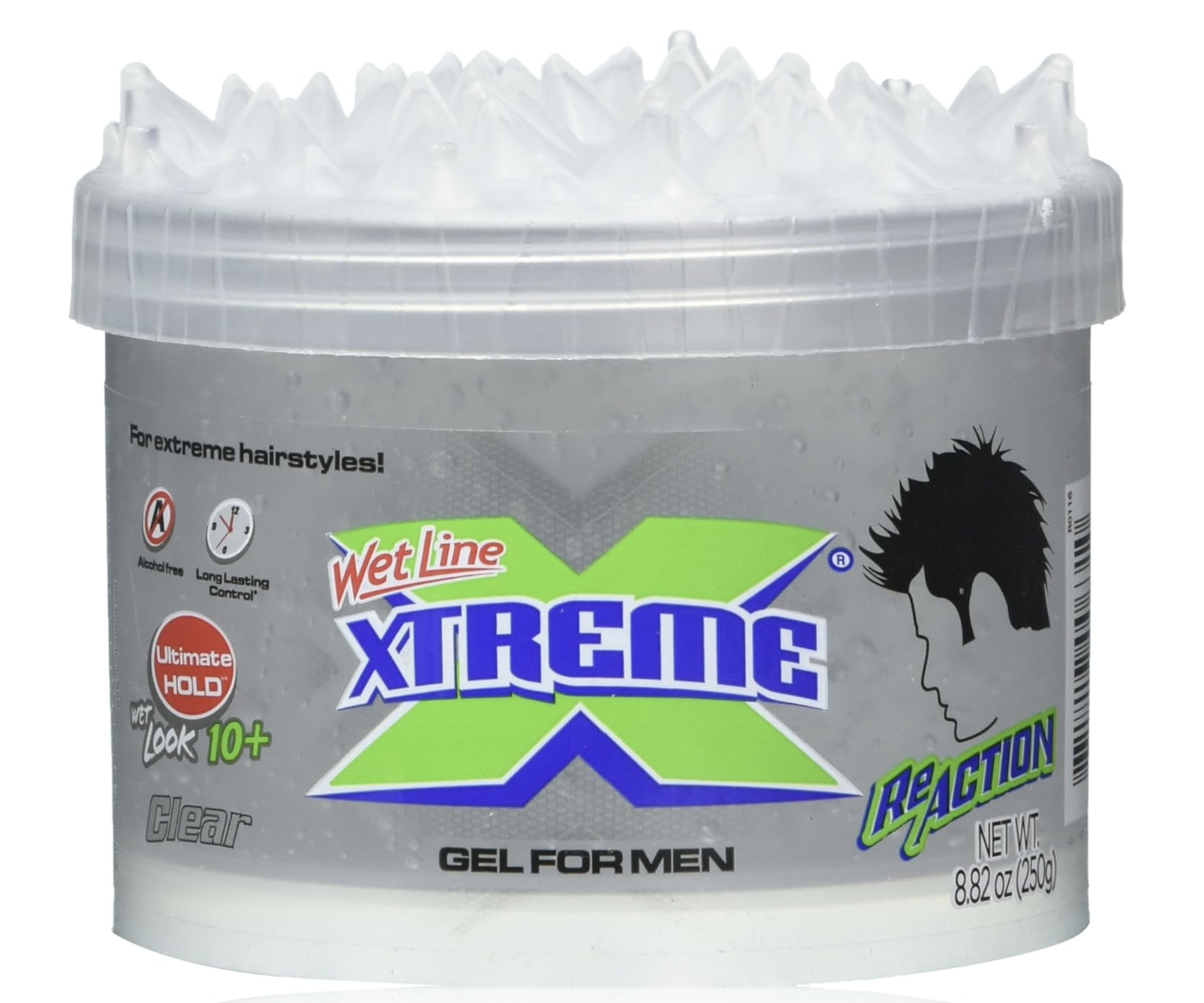 XTREME Reaction Clear Styling Hair Gel Wetline Ultimate Hold (8.82 oz)