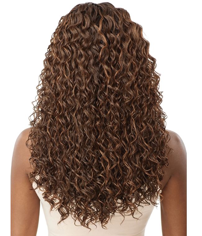 OUTRE SYNTHETIC HD LACE FRONT WIG - W&W YASHA, BACK VIEW