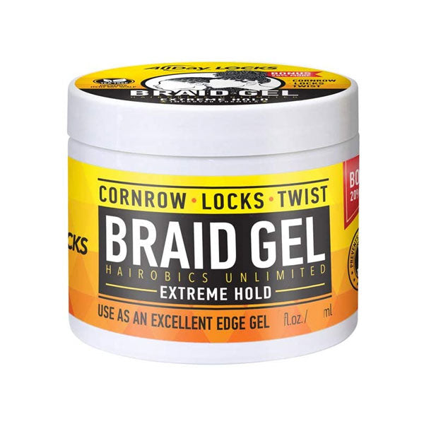 ALL DAY LOCKS BRAID GEL- Extreme Hold- 10oz