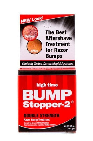 HIGH TIME BUMP STOPPER 2 DOUBLE STRENGTH RAZOR BUMP TREATMENT 0.5oz