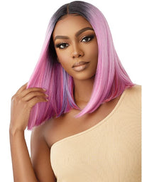 Thumbnail for OUTRE LACE FRONT SYNTHETIC WIG - COLORBOMB - KIMIA, PINK PURPLE