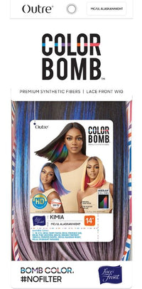 Thumbnail for OUTRE LACE FRONT SYNTHETIC WIG - COLORBOMB - KIMIA, BOX