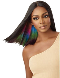 Thumbnail for OUTRE LACE FRONT SYNTHETIC WIG - COLORBOMB - KIMIA, FRONT SIDE