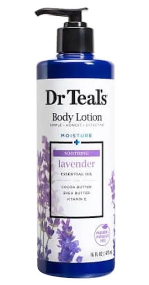 DR TEAL'S REJUVENATING  BODY LOTION- LAVENDER - 18 oz